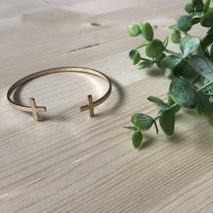 Cross Cuff Bracelet